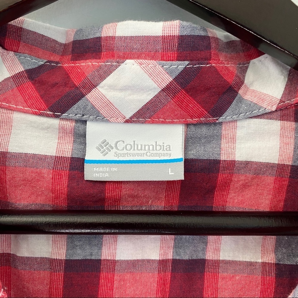 Columbia Wild Haven Short sleeve Plaid Women Shirt - Picture 5 of 13